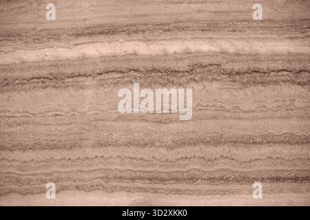 Natural travertine texture in mocha-mousse color, seamless and high-quality background Stock Photo