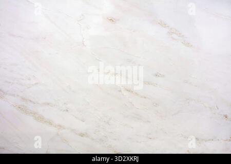 Large format texture, unique cream quartzite with a layered structure, light uniform surface Stock Photo