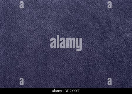 Close-up of dark marlin velour fabric texture, ideal for upholstery and design use Stock Photo
