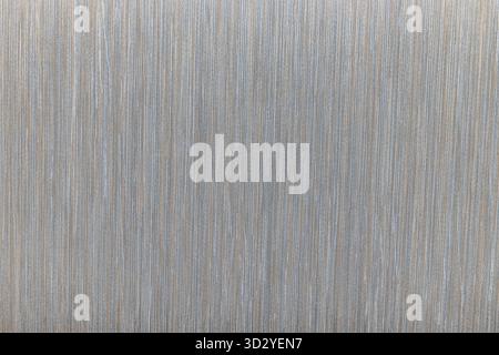 Gray Woven Tapestry Texture Background with Subtle Vertical Lines, Neutral Textile Pattern Stock Photo