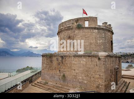 antalya on the Mediterranean coast of turkey Stock Photo