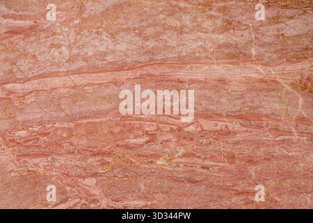 High-quality terracotta marble texture with natural veins, ideal for interior decoration Stock Photo