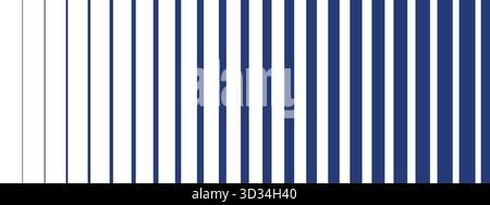 Blue vertical stripes on white background. Vector illustration Stock Vector