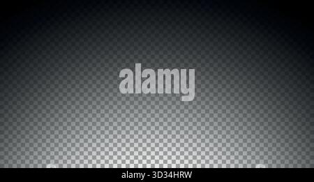 Vector shadow effect with curved gradation from dark to clear Stock Vector