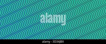 Vector gradient background with curved, faded, parallel stripes Stock Vector