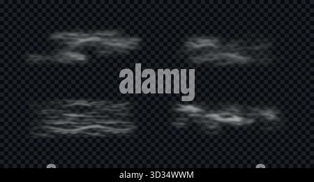 Abstract wavy water surface texture. Milky ripple pattern, liquid background isolated on transparent backdrop Stock Vector