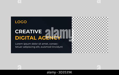 Social Media Banner template Stock Vector
