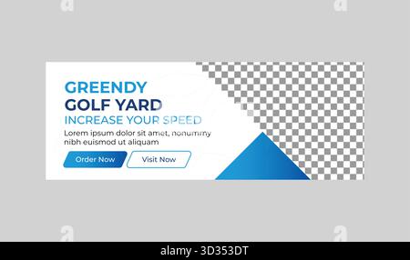 Social Media Banner template Stock Vector
