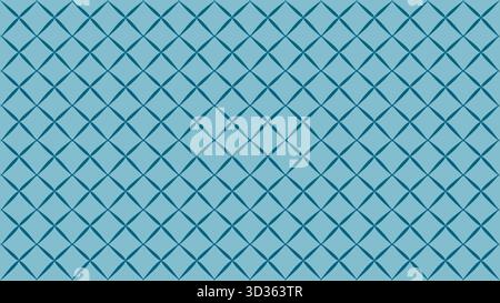 Blue ornate background. Blue checked backdrop. Stock Vector