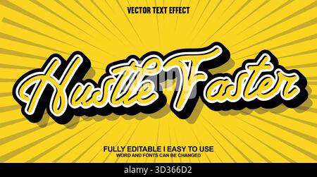 Editable Vector Text Effect Stock Vector