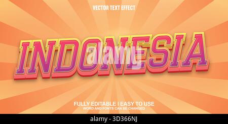 Editable Vector Text Effect Stock Vector