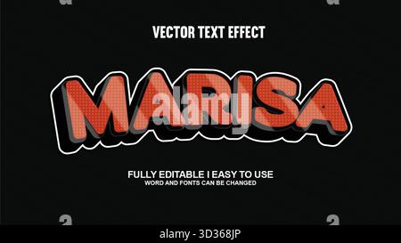 Editable Vector Text Effect Stock Vector