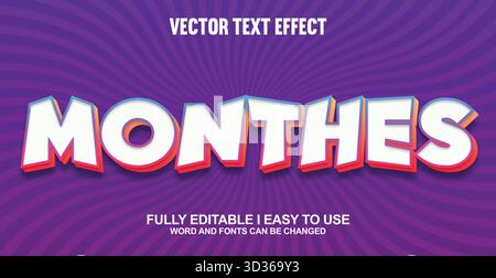 Editable Vector Text Effect Stock Vector
