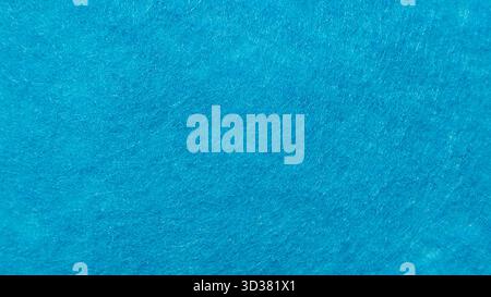 Vibrant Bright Blue Felt Fabric Macro Texture Seamless Full Frame Background Material Stock Photo