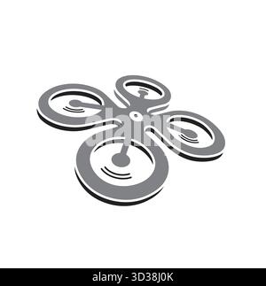 Drone Device Logo Vector Symbol Icon Design Stock Vector
