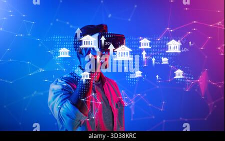 This conceptual image illustrates the fusion of artificial intelligence and law within a digital environment, emphasizing ethical considerations Stock Photo