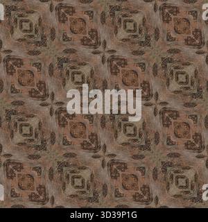 Cherry Bark Seameless Texture Pattern Background Stock Photo
