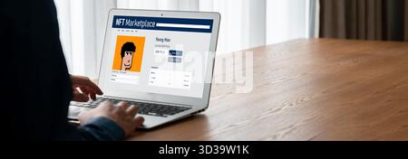 Software update on computer for modish version of device software upgrade Stock Photo