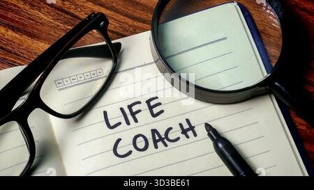 Finding a Life Coach: Professional Guidance and Self-Improvement Planning Stock Photo