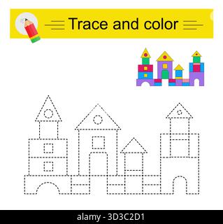 Educational games for kids Stock Vector