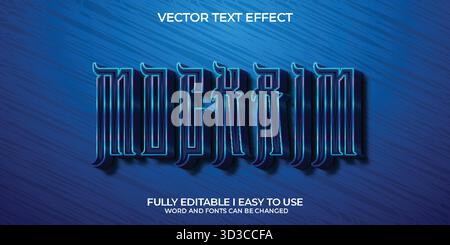 Editable Vector Text Effect Stock Vector