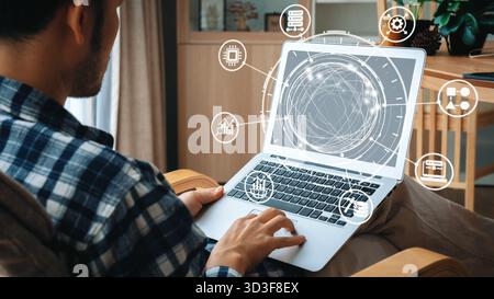 Concept of big data processing and analysis using big data architecture enables insights, big data visualization, and big data integration. Gist Stock Photo