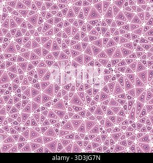 Minimal geometric background. Compact triangle size. Multiple repeated inner triangles. Single color tone style. Repeatable pattern. Stock Vector