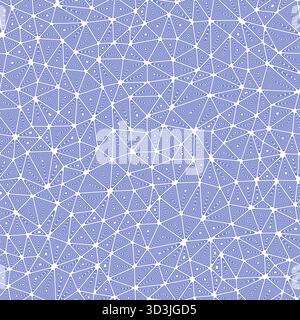 Mosaic background. Multiple repeated inner triangles. Compact triangles size. Solid Color style. Seamless pattern. Artistic vector tiles. Stock Vector