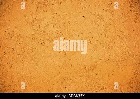 Hand painted orange Moroccan wall background Stock Photo