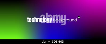 An aurora background with a blue, green, and purple gradient for an abstract and dark backdrop with a soft and fluid texture.. Stock Vector