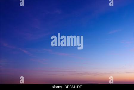 Beautiful dramatic scenic after sunset sky background after sunset Stock Photo