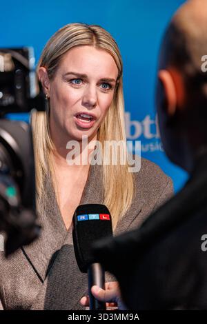 12 April 2026, North Rhine-Westphalia, Hamm: Handball, Women: European ...