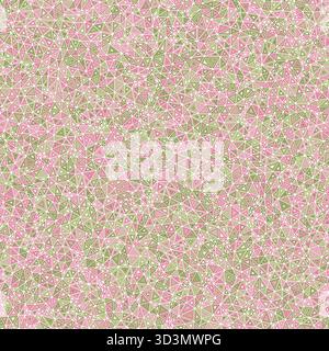 Geometric background. Tiny triangles in size. Multiple repeated inner triangles. Multicolored style. Repeatable pattern. Awesome vector tiles. Stock Vector