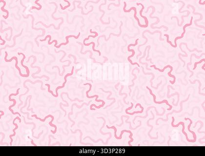 Abstract doodle lines pattern. Vector illustration flat design background. Stock Vector