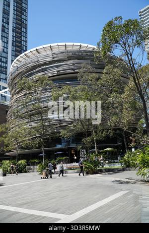 Darling Square Library, a distinctive circular building with a unique ...
