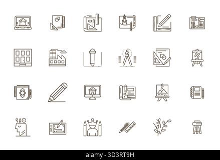 This collection features 24 Bold Line Display Perfect vector icons tailored to the Sketch theme, optimized in 256x256 format for digital design. Stock Vector