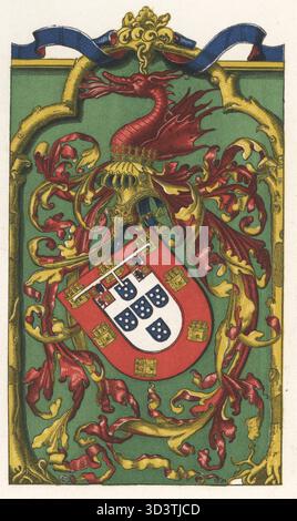 Coat of arms of Prince Ferdinand of Portugal, Duke of Guarda, Infante ...