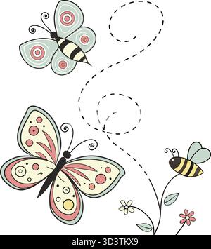 pollination. Honey bee is an animal of pollinator, flower, and pollen ...