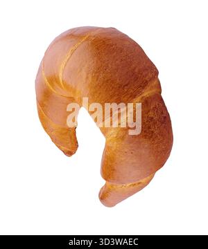 Food, Croissant, bagel, bun isolated on white background Stock Photo