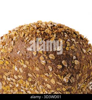 Food, Loaf of fresh baked multigrain bread Stock Photo