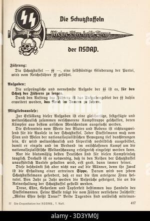 Illustration from the *Organisationsbuch der NSDAP* (1943), showing ...