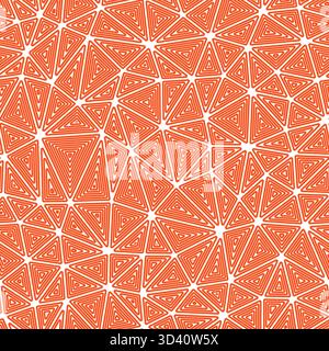 Minimal geometric background with multiple repeated inner triangles of medium size. Stock Vector