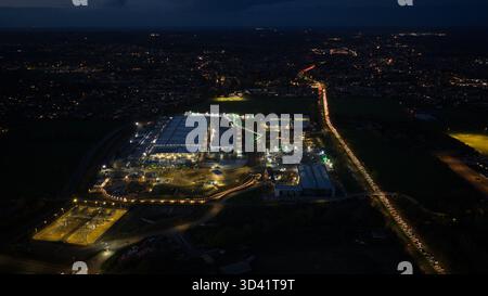 Data center under construction at Waltham Cross, England. Stock Photo