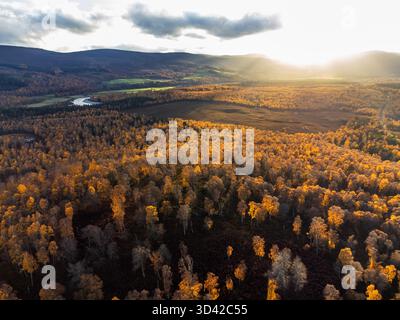 The Cairngorms National Park in Autumn Stock Photo