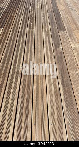 Wood wooden planks as flooring or wood paneling Stock Photo