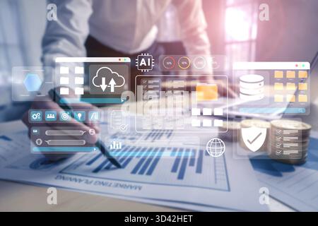 Digital file management system improves collaboration, enhances workflow, and supports secure cloud storage Parse Stock Photo
