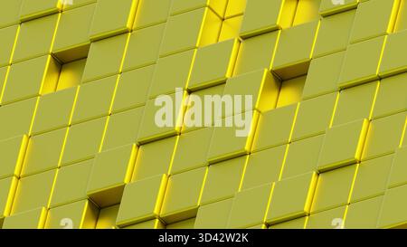 RED 3D CUBE BACKGROUND. Abstract background wallpaper and scrren for mobile or social Stock Photo
