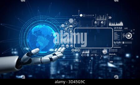 Data analytics and big data strategy for real-time analytics, predictive data modeling, business intelligence analytics, and data-driven decision Stock Photo