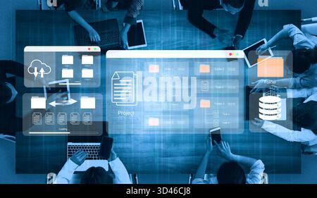 Digital folder organization improves server file structure, enhances workflow, and supports system management Parse Stock Photo