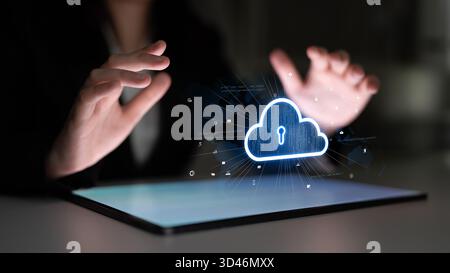 Cloud computing enables digital growth with secure data storage, scalable infrastructure, and strategic cloud-based business solutions. Latch Stock Photo